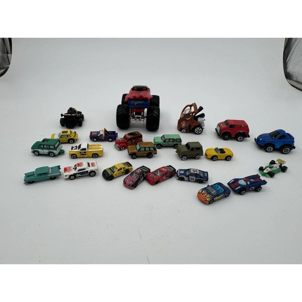 Mixed‎ Lot 23 Diecast Toy Cars Hot Wheels Matchbox Micro Machines Vintage